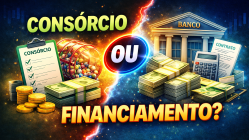 consórcio ou financiamento